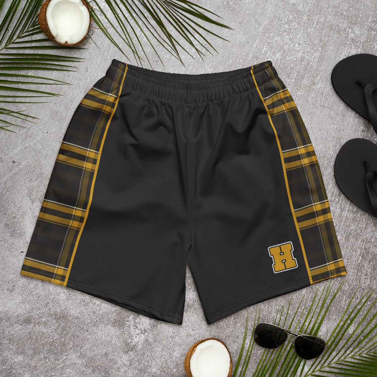 Golden House Men's Athletic Shorts - Adventure Row