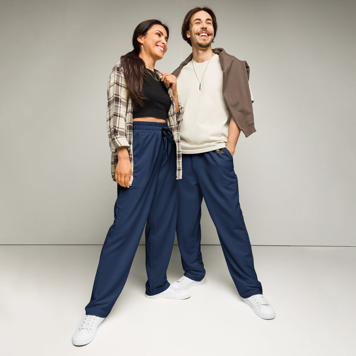 Sapphire House Crest Wide-Leg Joggers - Adventure Row