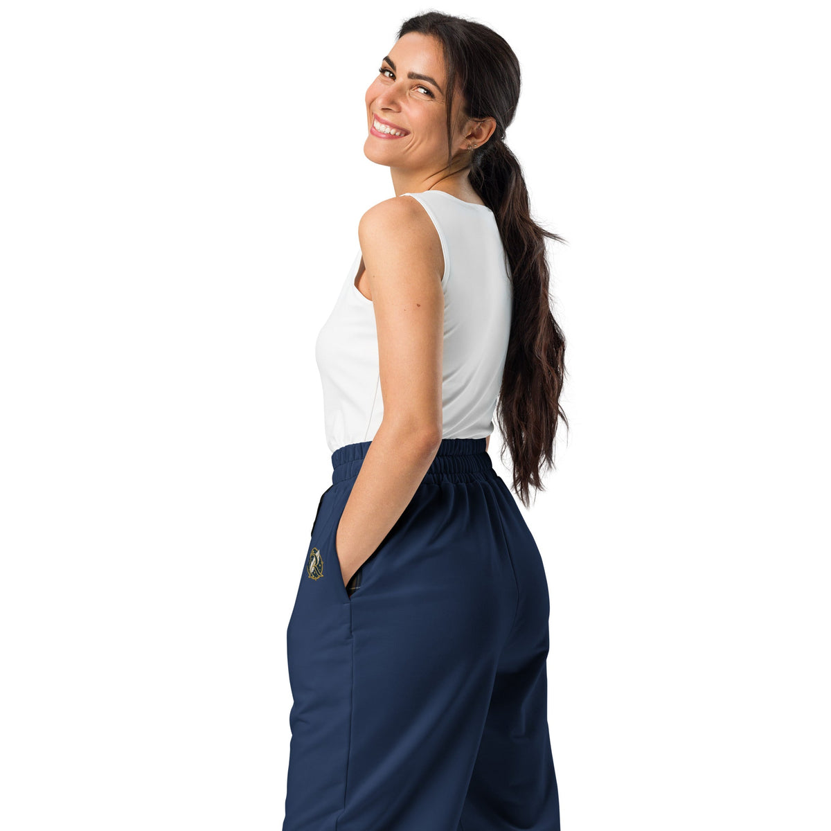 Sapphire House Crest Wide-Leg Joggers - Adventure Row