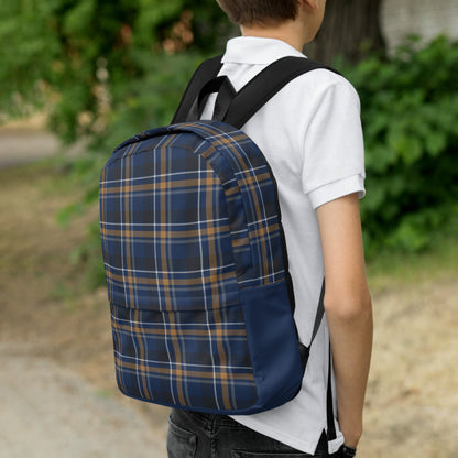 Azure House Tartan Backpack - Adventure Row
