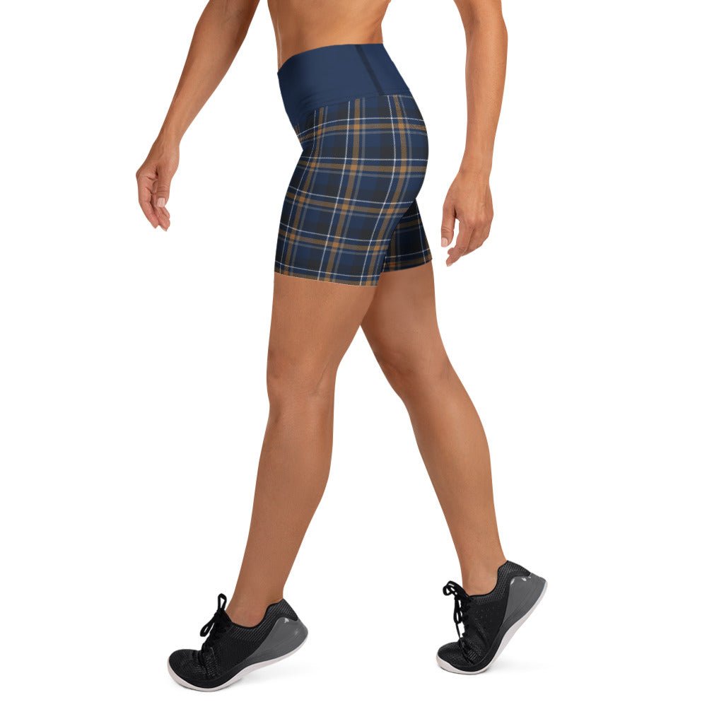 Azure House Tartan Compression Shorts - Adventure Row