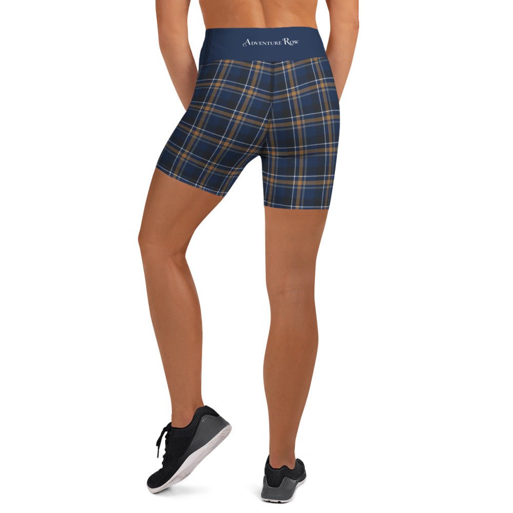 Azure House Tartan Compression Shorts - Adventure Row