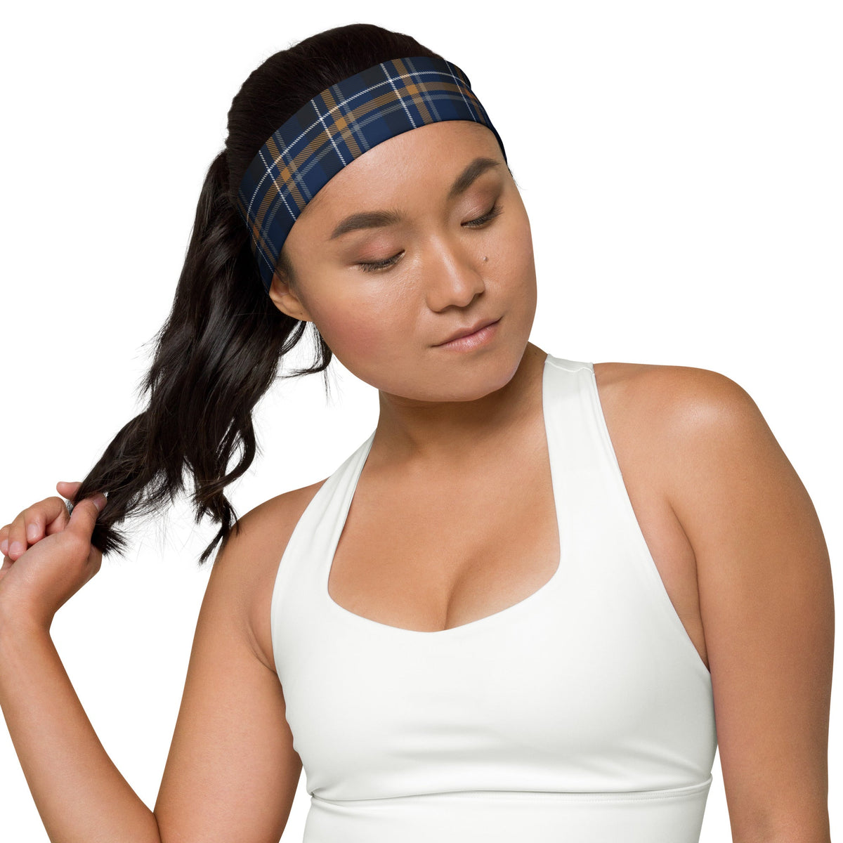 Azure House Tartan Headband - Adventure Row