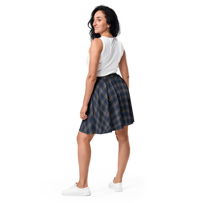 Azure House Tartan Skater Skirt - Adventure Row