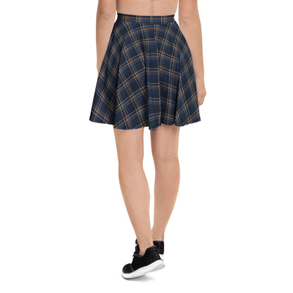 Azure House Tartan Skater Skirt - Adventure Row