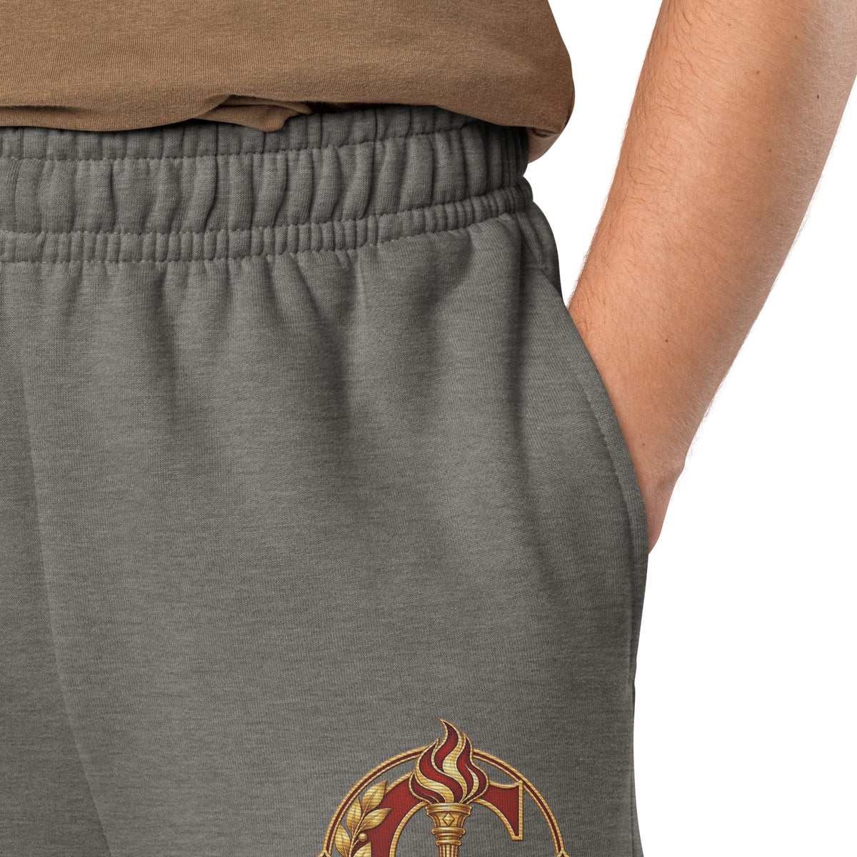 Crimson House Crest Heavyweight Sweatpants - Adventure Row
