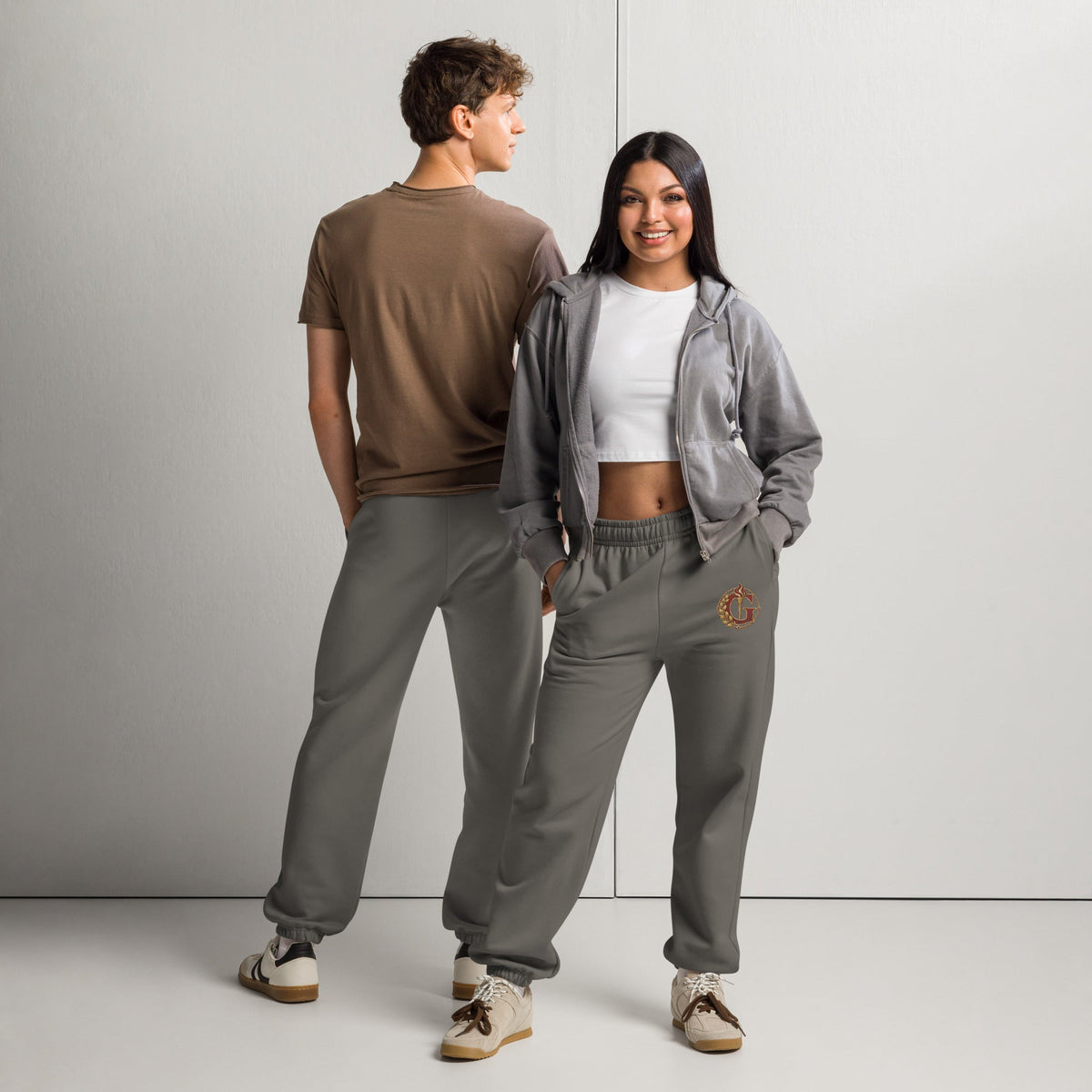 Crimson House Crest Heavyweight Sweatpants - Adventure Row