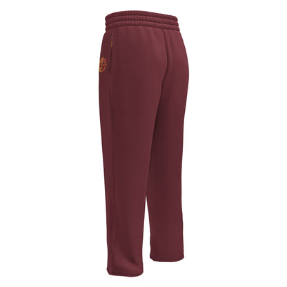 Crimson House Crest Wide-Leg Joggers - Adventure Row