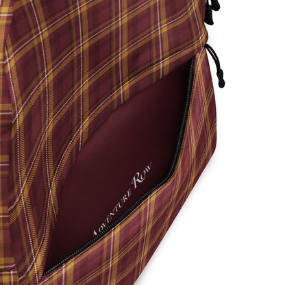Crimson House Tartan Backpack - Adventure Row
