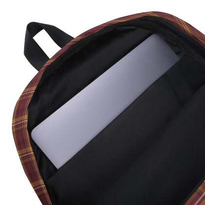 Crimson House Tartan Backpack - Adventure Row