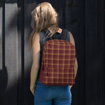 Crimson House Tartan Backpack - Adventure Row