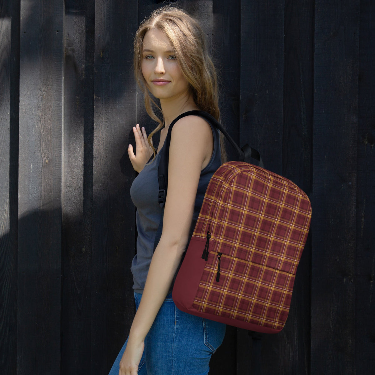 Crimson House Tartan Backpack - Adventure Row