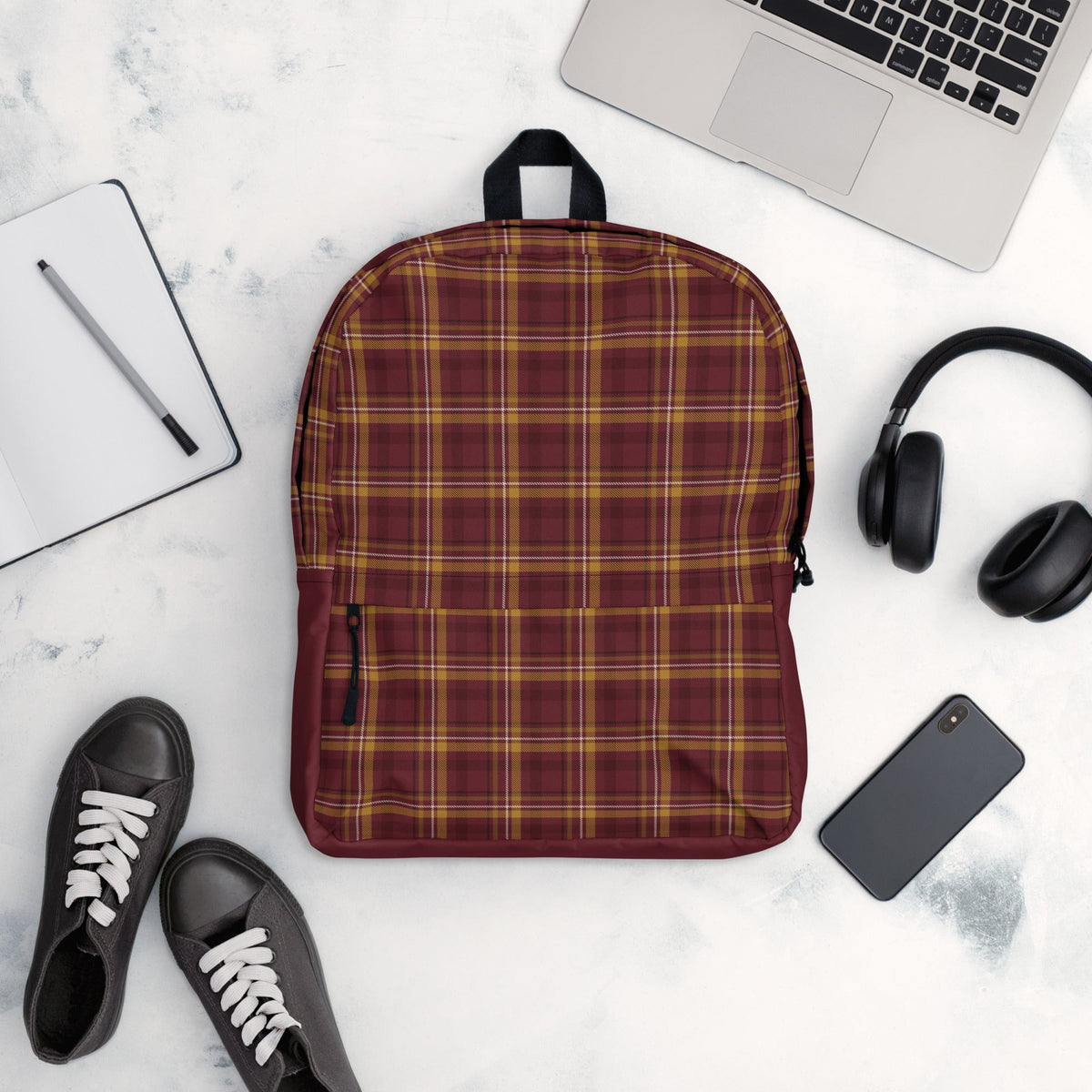 Crimson House Tartan Backpack - Adventure Row