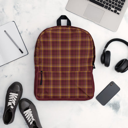 Crimson House Tartan Backpack - Adventure Row