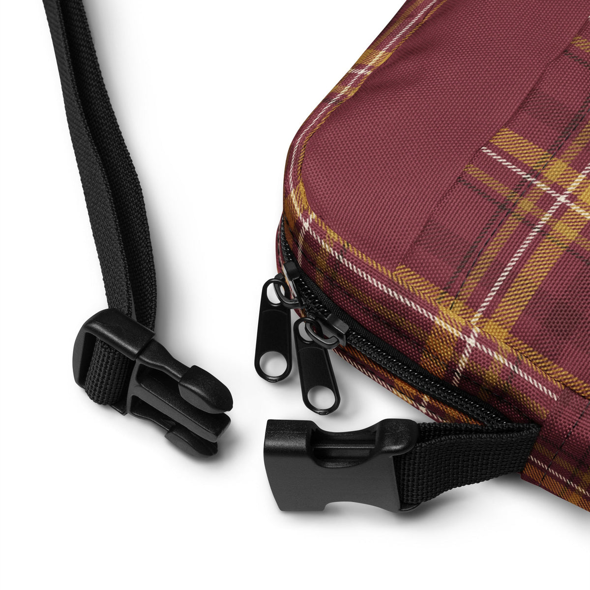 Crimson House Tartan Crossbody Bag - Adventure Row