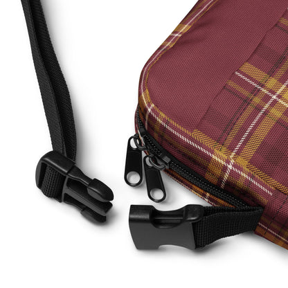 Crimson House Tartan Crossbody Bag - Adventure Row