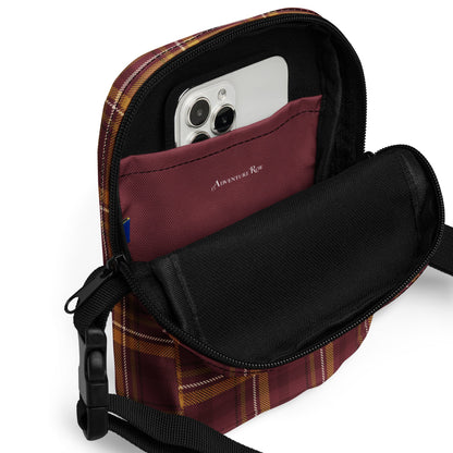 Crimson House Tartan Crossbody Bag - Adventure Row
