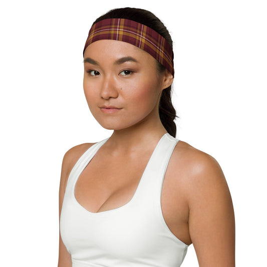 Crimson House Tartan Headband - Adventure Row