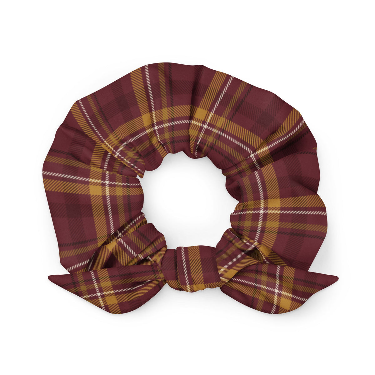 Crimson House Tartan Scrunchie - Adventure Row