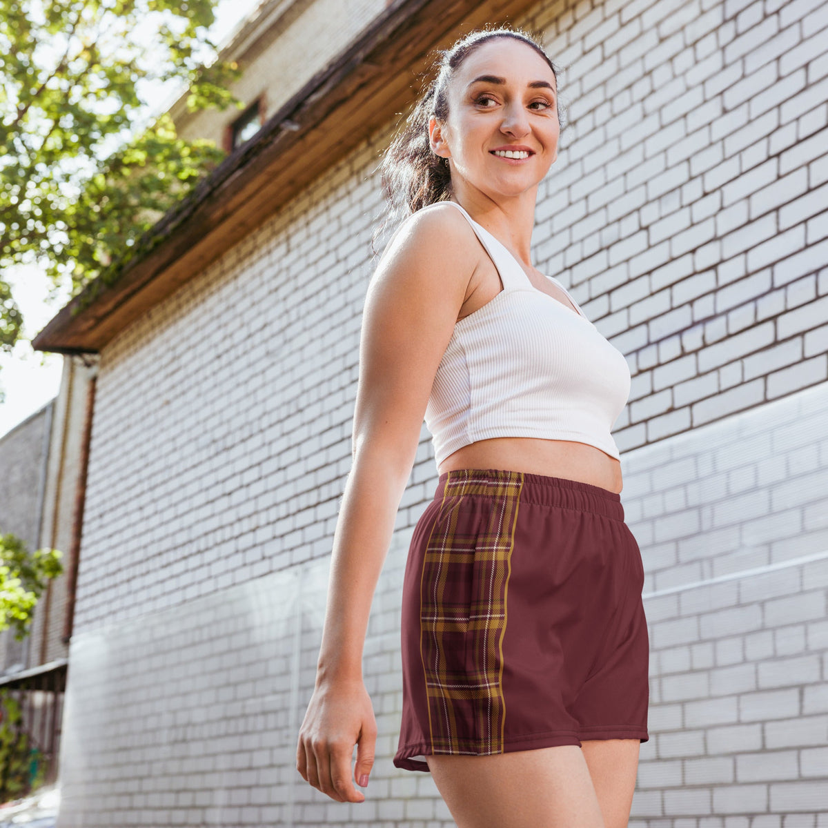 Crimson House Women's Athletic Shorts - Adventure Row