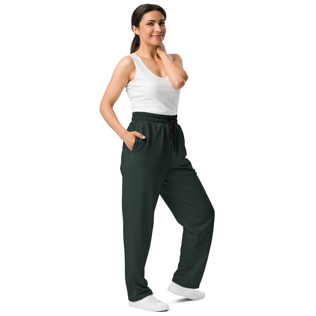 Emerald House Crest Wide-Leg Joggers - Adventure Row