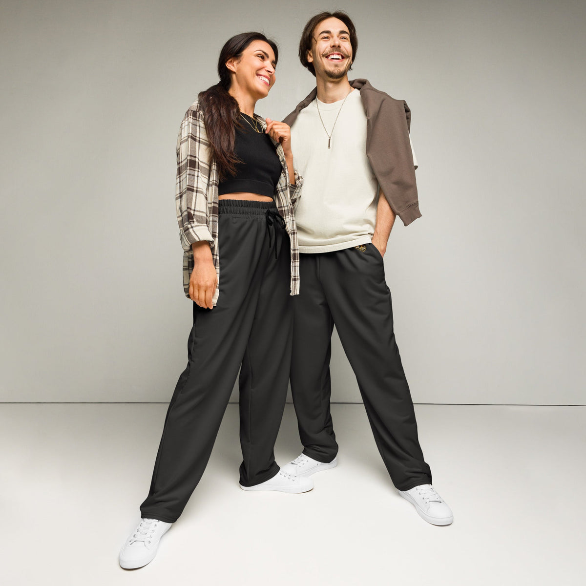 Golden House Crest Wide-Leg Joggers - Adventure Row