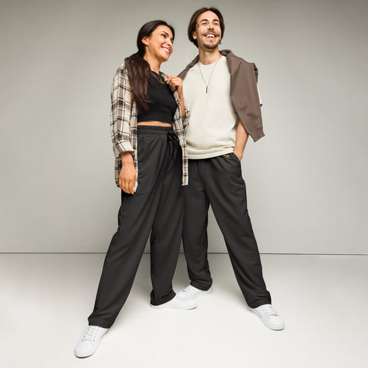 Golden House Crest Wide-Leg Joggers - Adventure Row
